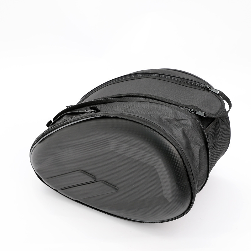 Motorcycle Saddle Bag, Helmet Bag, Waterproof Rear Seat Side Bag, Hanging Bag, Pannier Bag, Long-Distance Motorcycle Travel Luggage Bag, Motorcycle Equipment