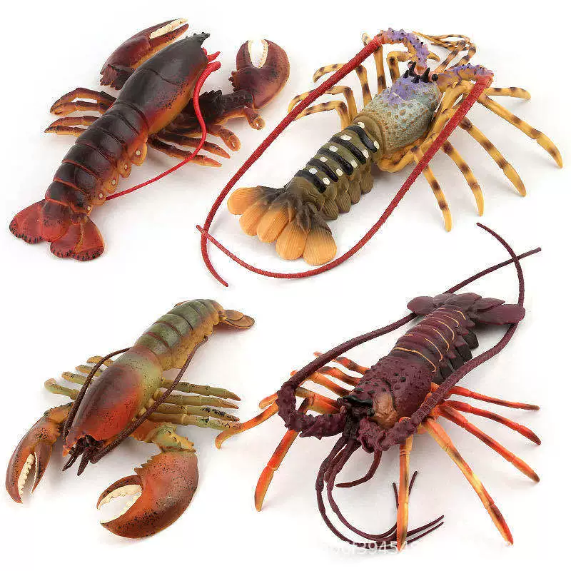 Реалистичная морская игрушка, минифигурка, лобстер