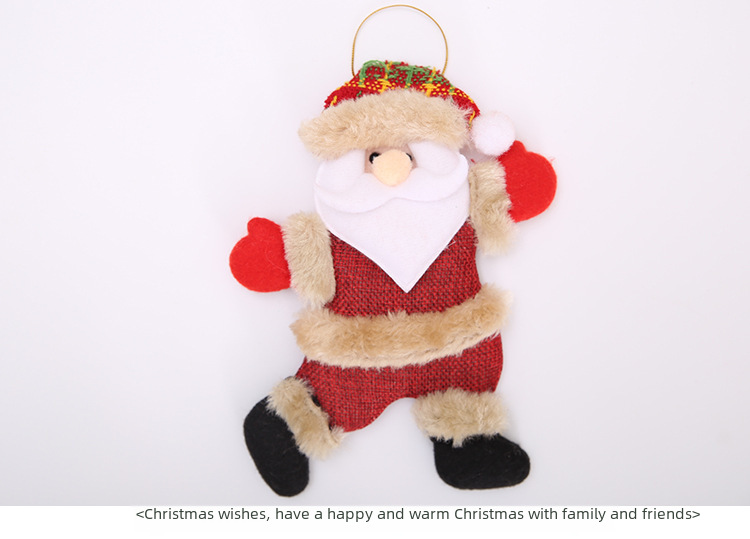 Enfeites de natal para pendurar decoração em tecido para árvore_voghion.com