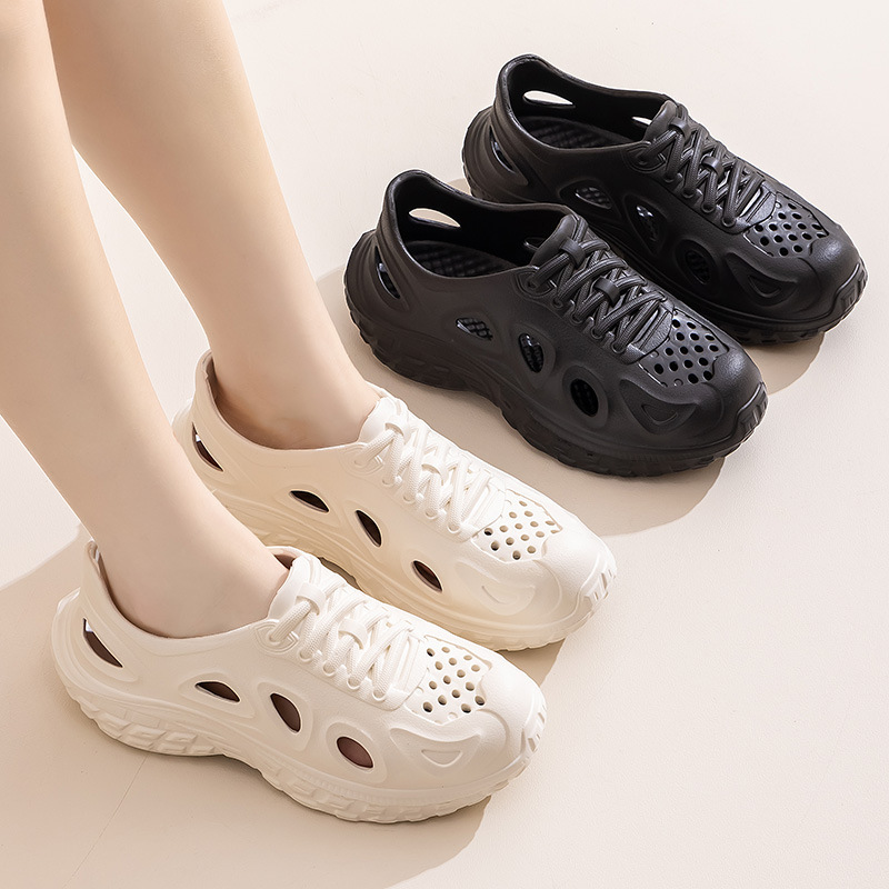 Qida Shun New Men's and Women's Clogs, Summer Fashion Beach Shoes, Couple Dual-Use Sandals, Breathable Bag Heel Garden