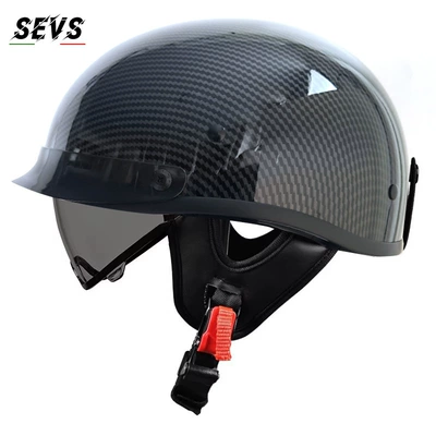 scoop helmet, Motosiklet kaskı (dəbilqə) - bright-carbon-tea-mirror-m