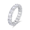 Brand zirconium, ring with stone, European style, silver 925 sample, light luxury style