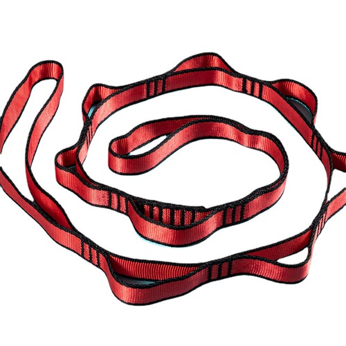 Jiu Sheng Aerial Yoga Hammock Flat Belt Rope Chrysanthemum Belt Flat Belt Rock Climbing Mountaineering Flat Belt Manufacturer Wholesale Foreign Trade