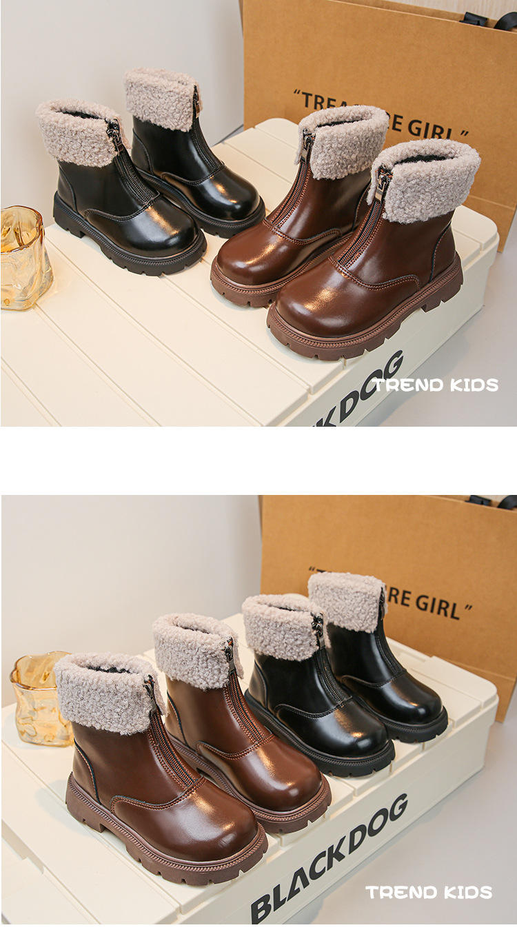 Velvet Martin 2024 Autumn/Winter New Collection Girls' Soft Bottom Two Cotton Short Children's Oxygen Princess Leather_voghion.com