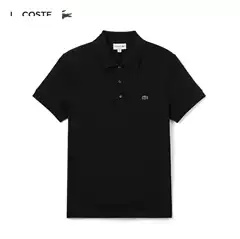 Men's Short Sleeve Polo Shirt with Embroidered Crocodile Logo Summer Turn-Down Collar Casual Loose Fit Versatile Business Tee