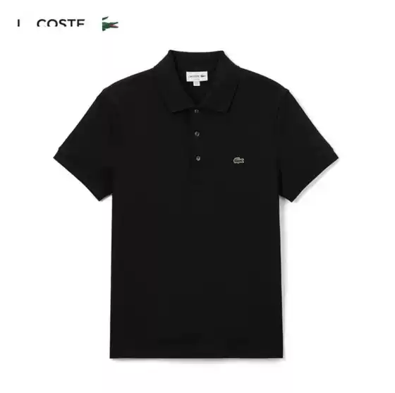 Men's Short Sleeve Polo Shirt with Embroidered Crocodile Logo Summer Turn-Down Collar Casual Loose Fit Versatile Business Tee