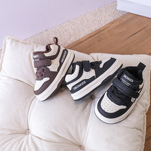 男童鞋板鞋秋冬新款女童加绒保暖运动鞋宝宝软底学步鞋小童二棉鞋