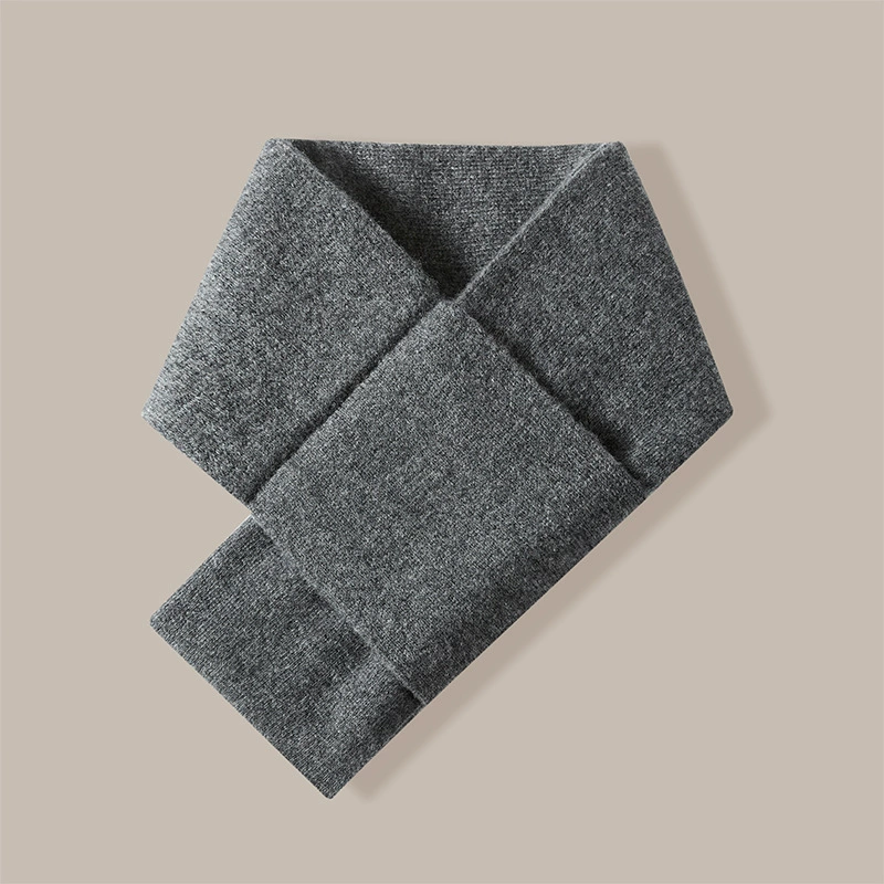 Boys' neck scarf men's winter 2024 new warm and thickened