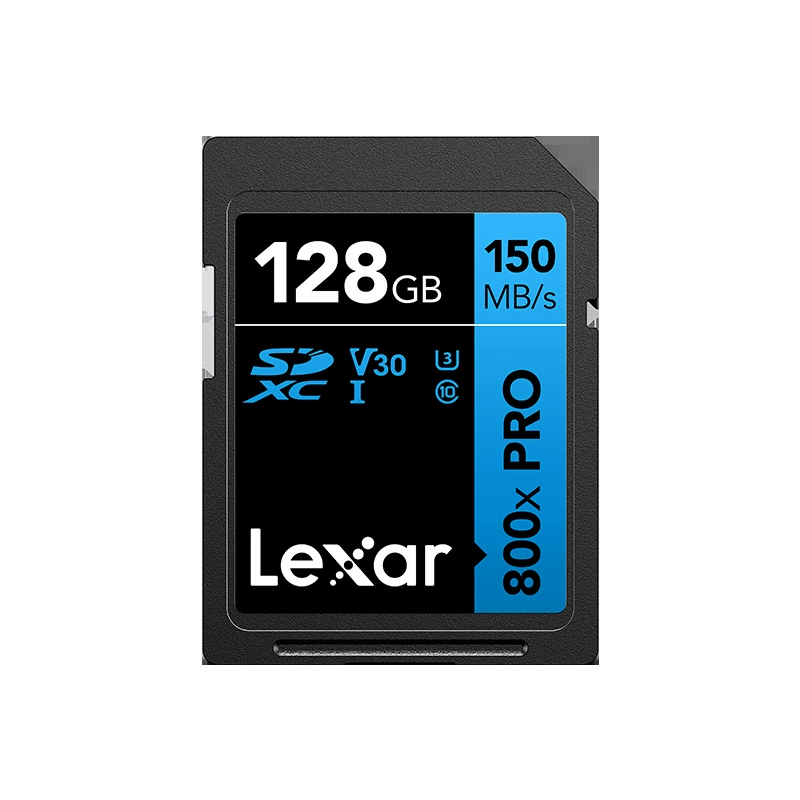 SD Card 800X PRO 32–512 GB, UHS-I V30 / V10, 95 MB/s read speed