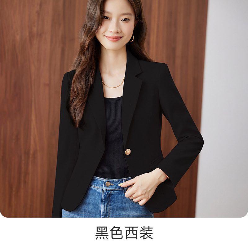 高级感西装外套女小个子2025新款秋季职业气质收腰女士小西服上衣|undefined