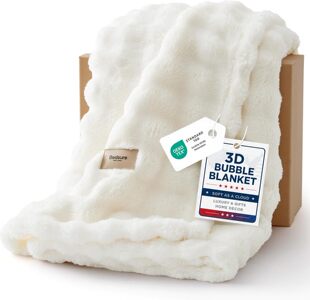 Bedsure 3D ��ëɳ�l����̺ - GentleSoft �ɐ۰�ɫ�w̺ �m���ɳ