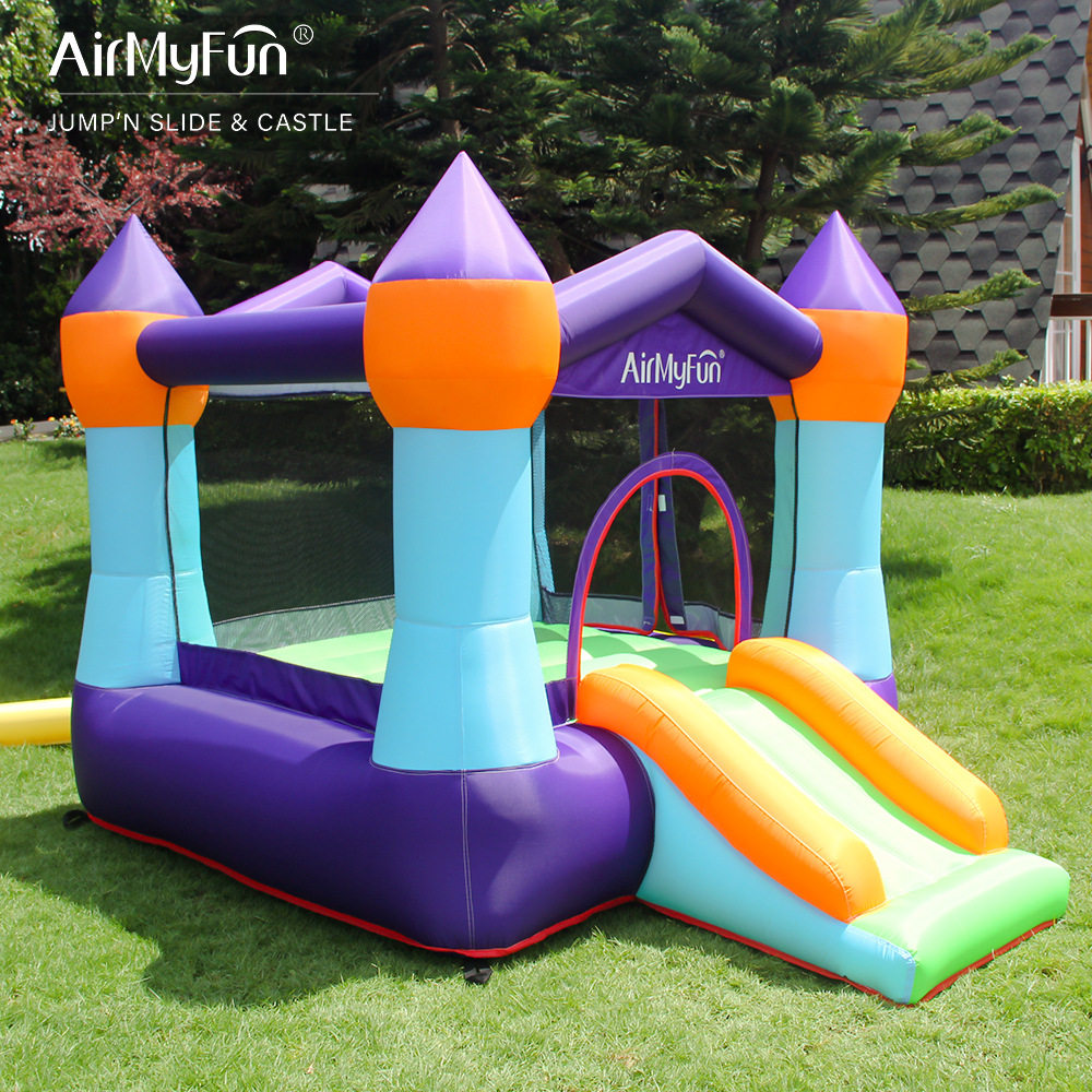 AMF | Pequeño hogar Castillo hogar inflable trampolín niños diapositiva fiesta inflable castillo pequeño