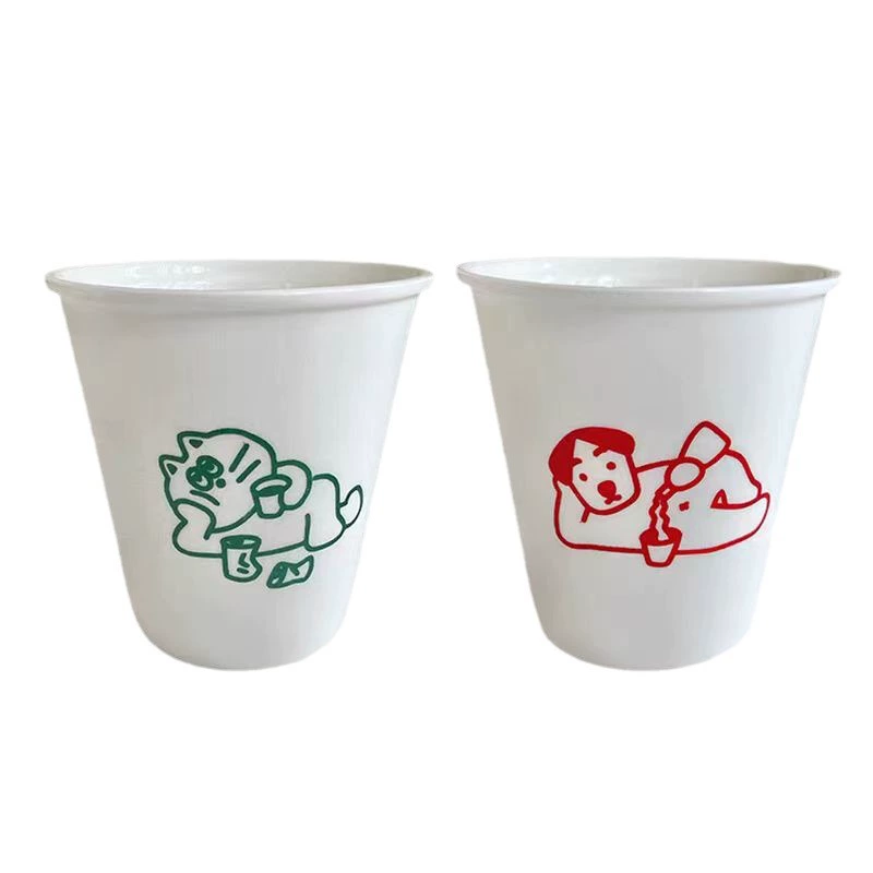 Держите стильную керамическую кружку Creative Paper Cup Home Coffee Cup High-value Ceramic Cup для персонализации