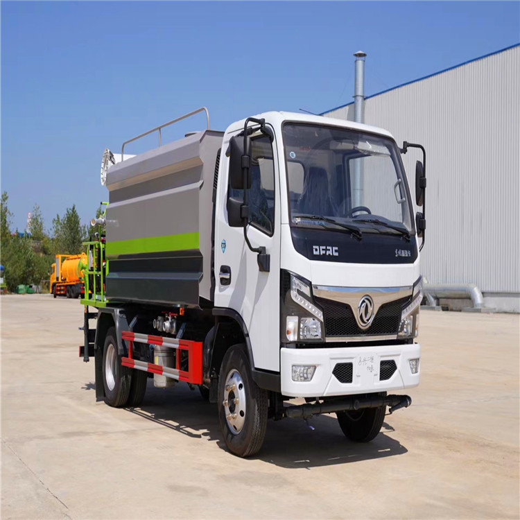 东风福瑞卡蓝牌7方雾炮洒水车全国可分期付款 小型运水车送自来水