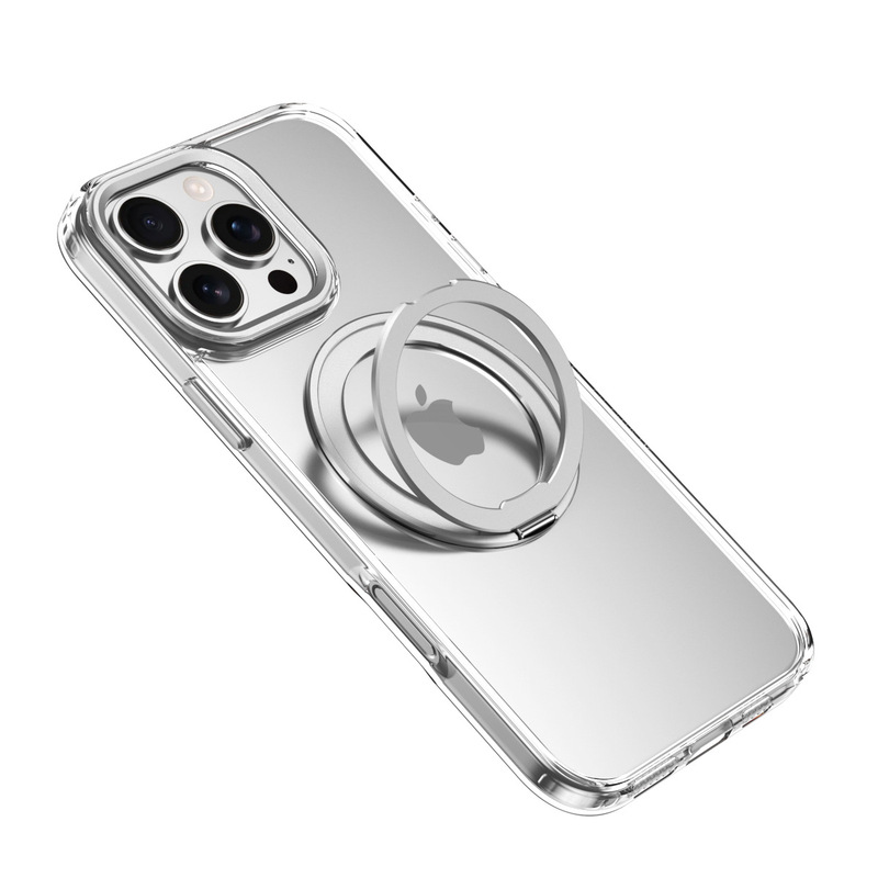 适用iphone17promax旋转支架手机壳苹果15pro肤感14磁吸手机套|undefined