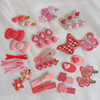 Brand hairpins, fuchsia cute hairgrip, hair accessory, wholesale