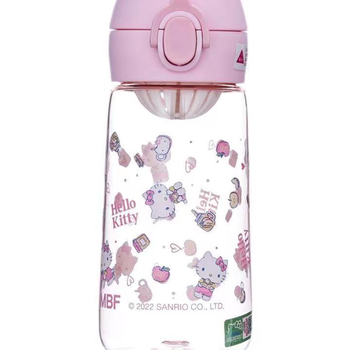 Hellokitty taza de agua para niños taza de agua primavera nueva taza de plástico taza de bebida directa estudiante mujer hombre portátil taza de agua