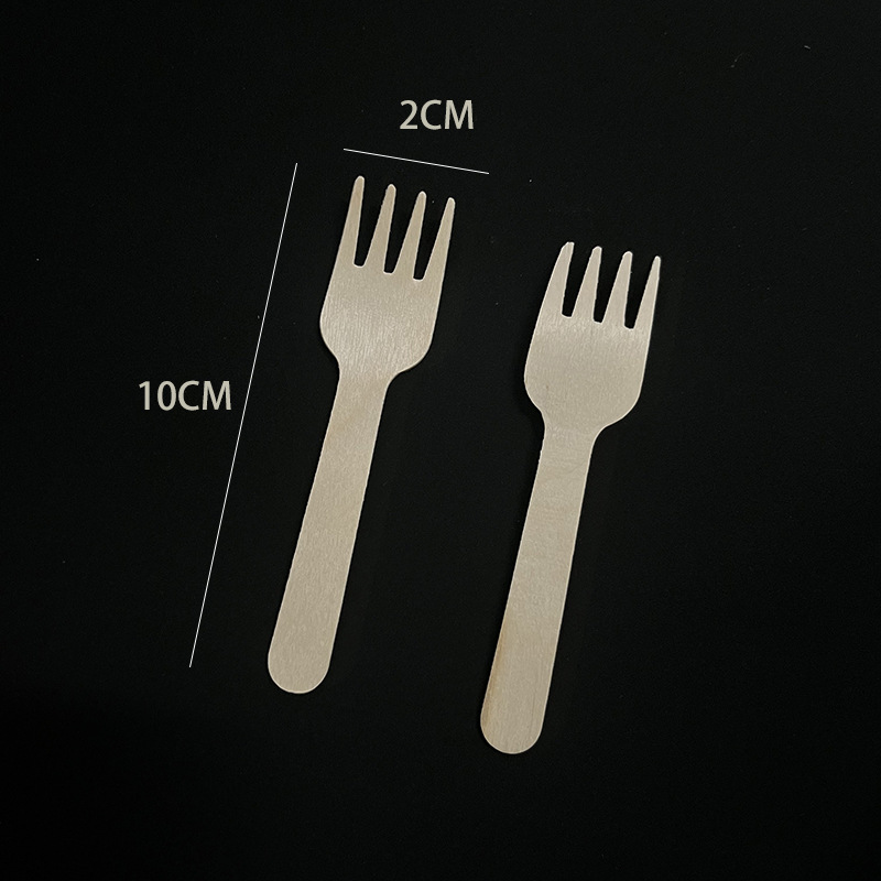 11.5CM 나무 포크 대량 100개