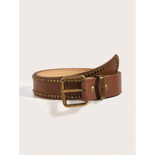 I 49301 Punk Rivet PU Leather Women Belt ���í�� PU ƤŮʿ