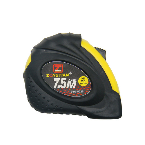 Manufacturer wholesale thickened leather cover steel tape measure 3 meters 5 meters 7.5 meters 10 meters rubber-coated anti-fall and wear-resistant public English Luban ruler