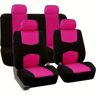 Asia – Seat cushion, seat cover - rose-red-2-piece-set-single-seat