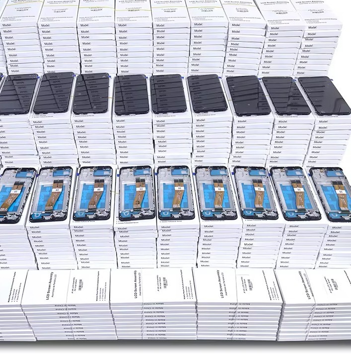 Aplicable a Galaxy Samsung A02S conjunto de pantalla LCD de teléfono A03S / A03 original