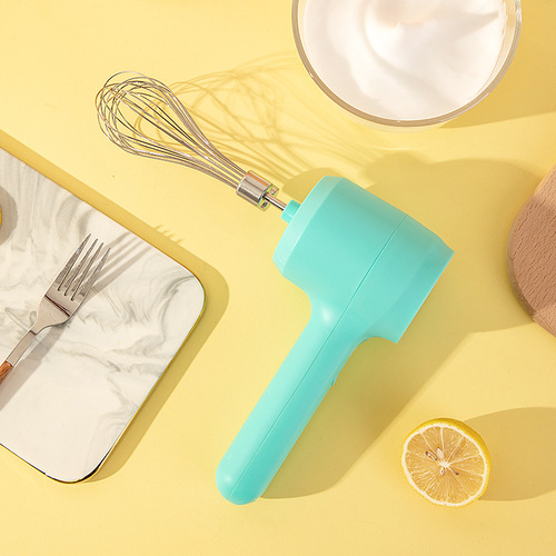 Wireless egg beater electric household handheld small cream mixer high power cake baking tool cross-border