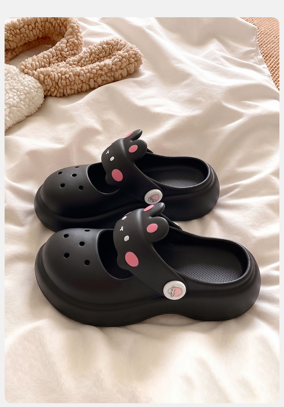 Cartoon Clogs Für Mädchen Und Damen, Dicke Katzen Sohle Sandalen_voghion.com