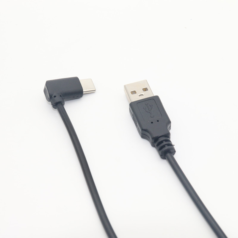 Type-C弯头数据线 USB转type c弯头充电线 typec弯头安卓快充线-阿里巴巴