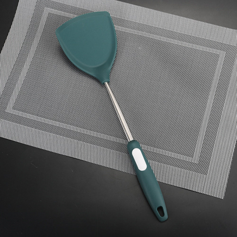 Nylon 304 tubo de acero inoxidable antiadherente conjunto de utensilios de cocina para casa de tres piezas