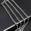 Necklace stainless steel, accessory, men's chain