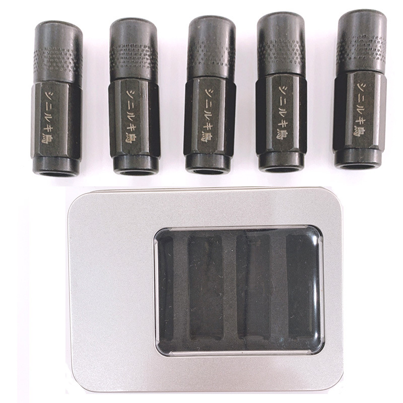 FUYU黄油枪平嘴日式黑枪头黄油枪嘴枪头平咀高档机械润油配件油嘴