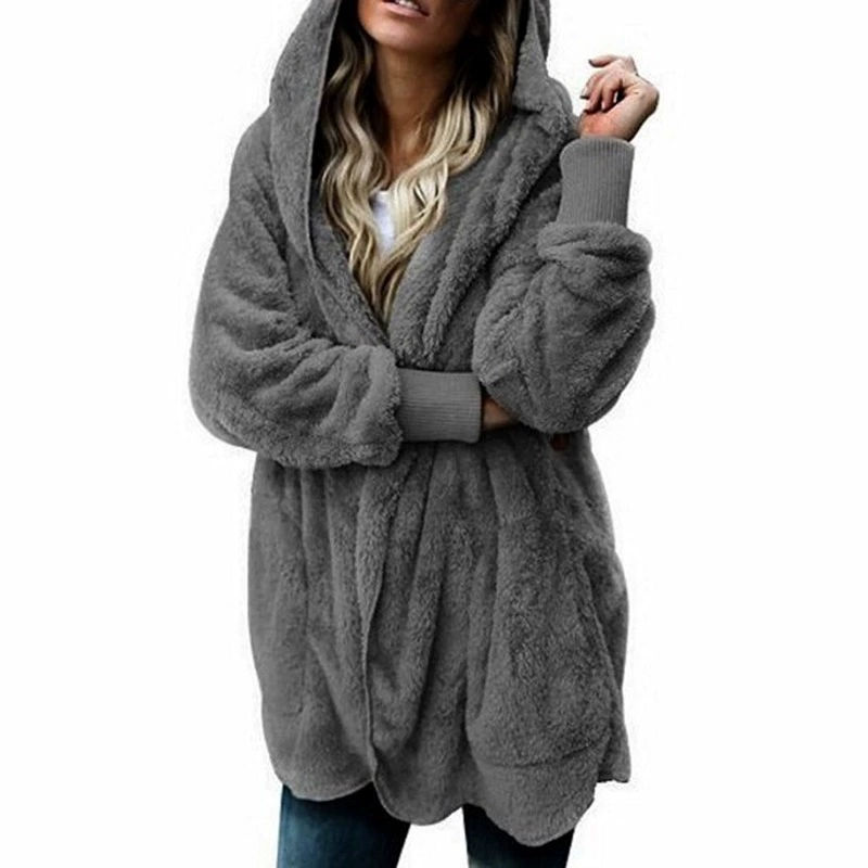 Demi-season keep warm long jacket, Amazon, mid-length