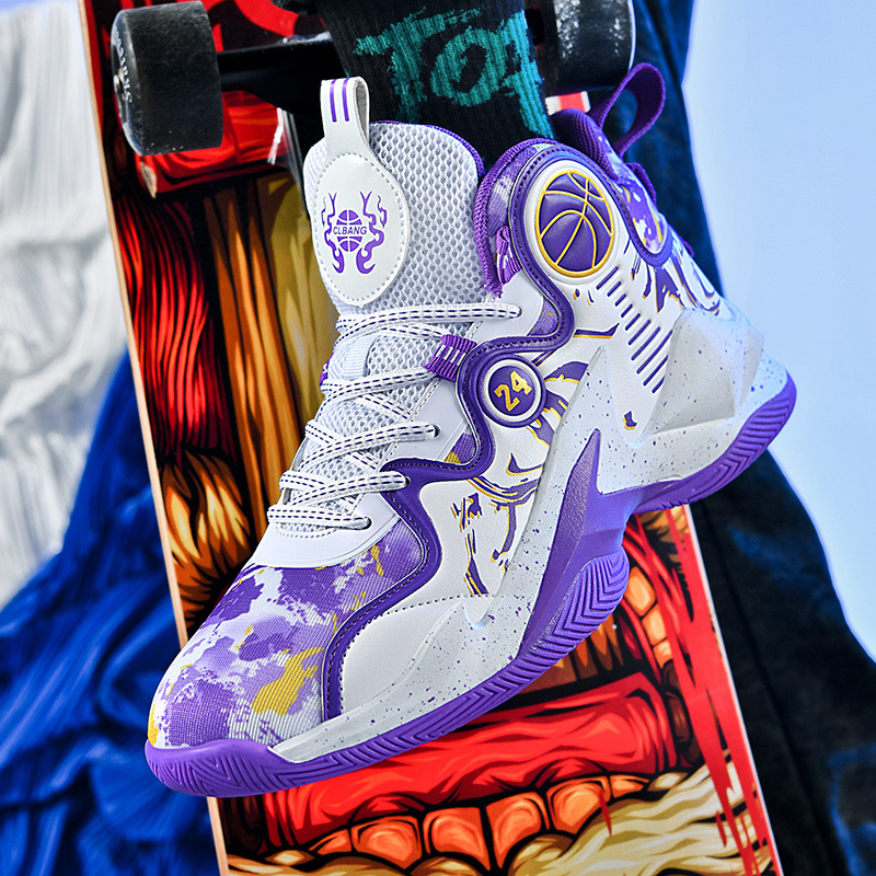 Sports shoes New shoes Concrete ground game training basketball shoes Big boy boys Student running shoes_voghion.com