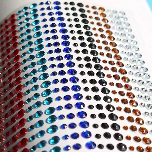 Amazon DIY children's eye diamond stickers face eyebrow diamond stickers acrylic masquerade diamond stickers