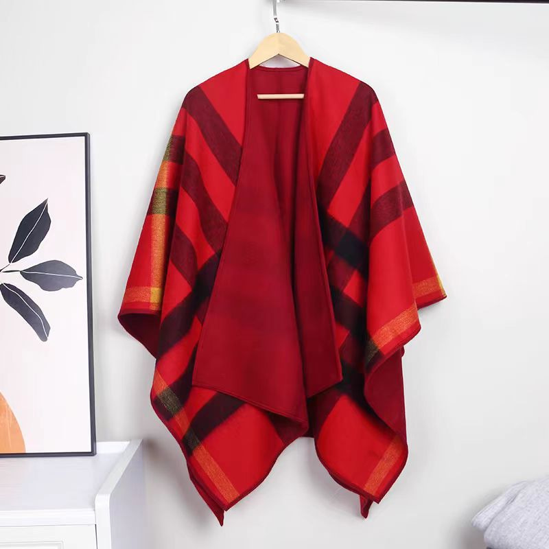 Red trench coat