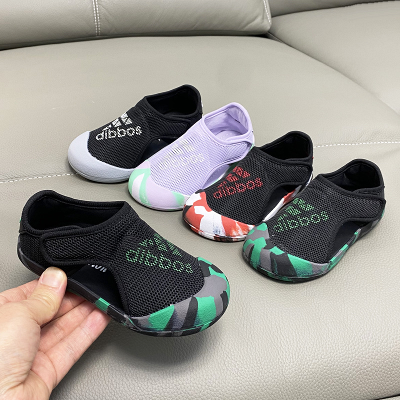 Boys' Sandals 2026 Summer New Style Children's Closed-Toe Mesh Sandals Breathable Mesh Shoes Soft-Soled Girls' Sports Sandals
