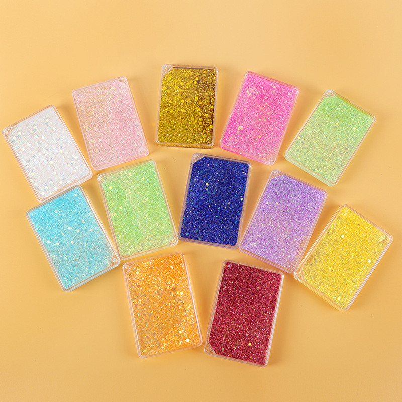 Sandlifting chuck mahjong ladrillo acrílico transparente ladrillo de tarjetas de mano cuenta especial para niñas diy tarjetas antiguas pegatinas baratas