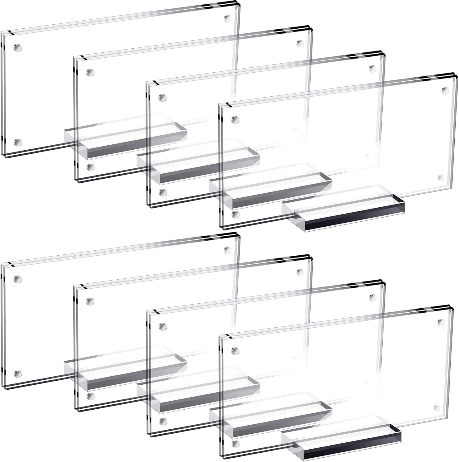 Customized Acrylic Display Currency Money Clip Money Holder Banknote Holder Banknote Display Box for Bill Collection