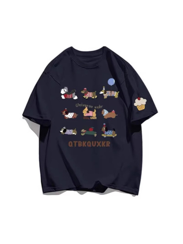 2025 Heavyweight Short Sleeve T-Shirt for Men, Summer T-Shirt Top, Youth Casual Loose Crew Neck Fashion