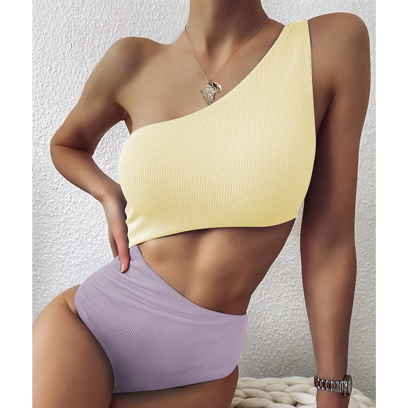 Women's Fashion Solid Color Nylon Tankinis display picture 3