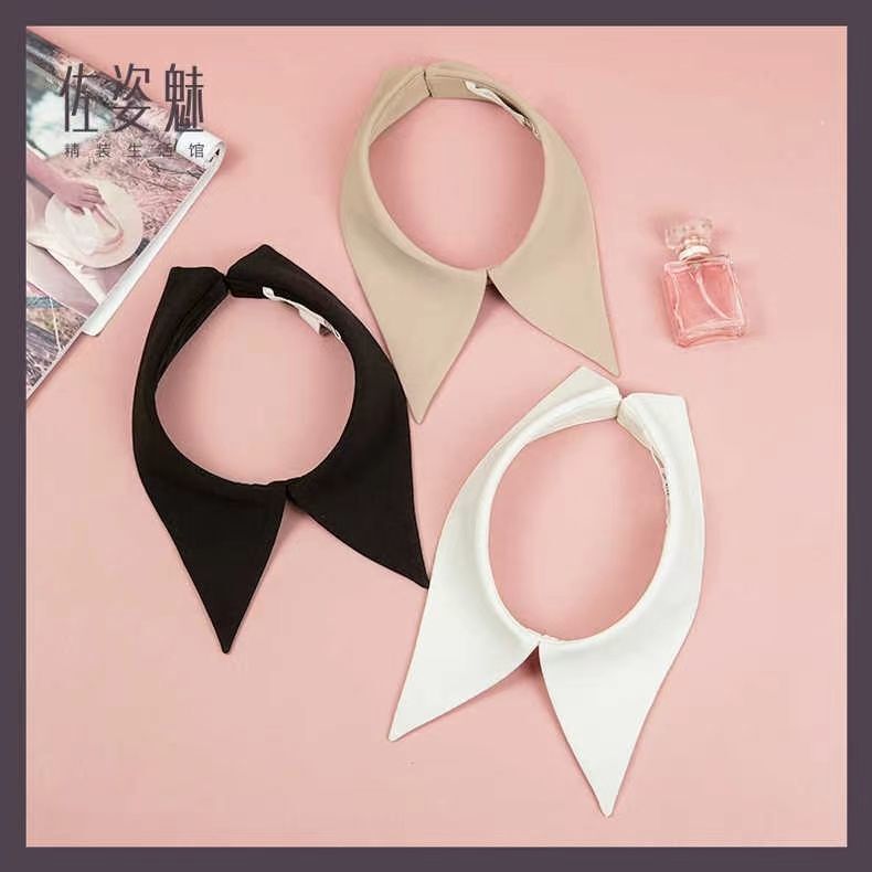 Pointed Collar Single Shirt Collar White Pure Cotton Fake Collar Children's Fake Collar All-match Professional Suit Fake Collar Single Collar Pointed Collar Single Shirt Collar White Pure Cotton Fake Collar Children's Fake Collar All-match Professional Suit Fake Collar Single Collar