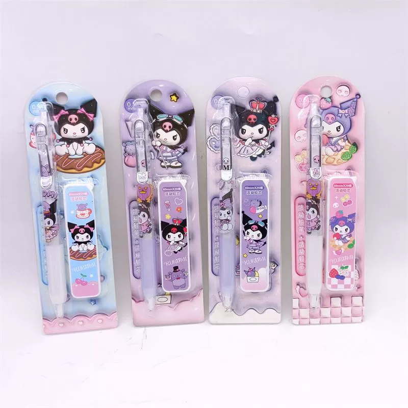 Костюм автоматического карандаша Sanrio 0.5 - креативная высококачественная собака-пудинг Kuromi Merlotian Jade с корицей.