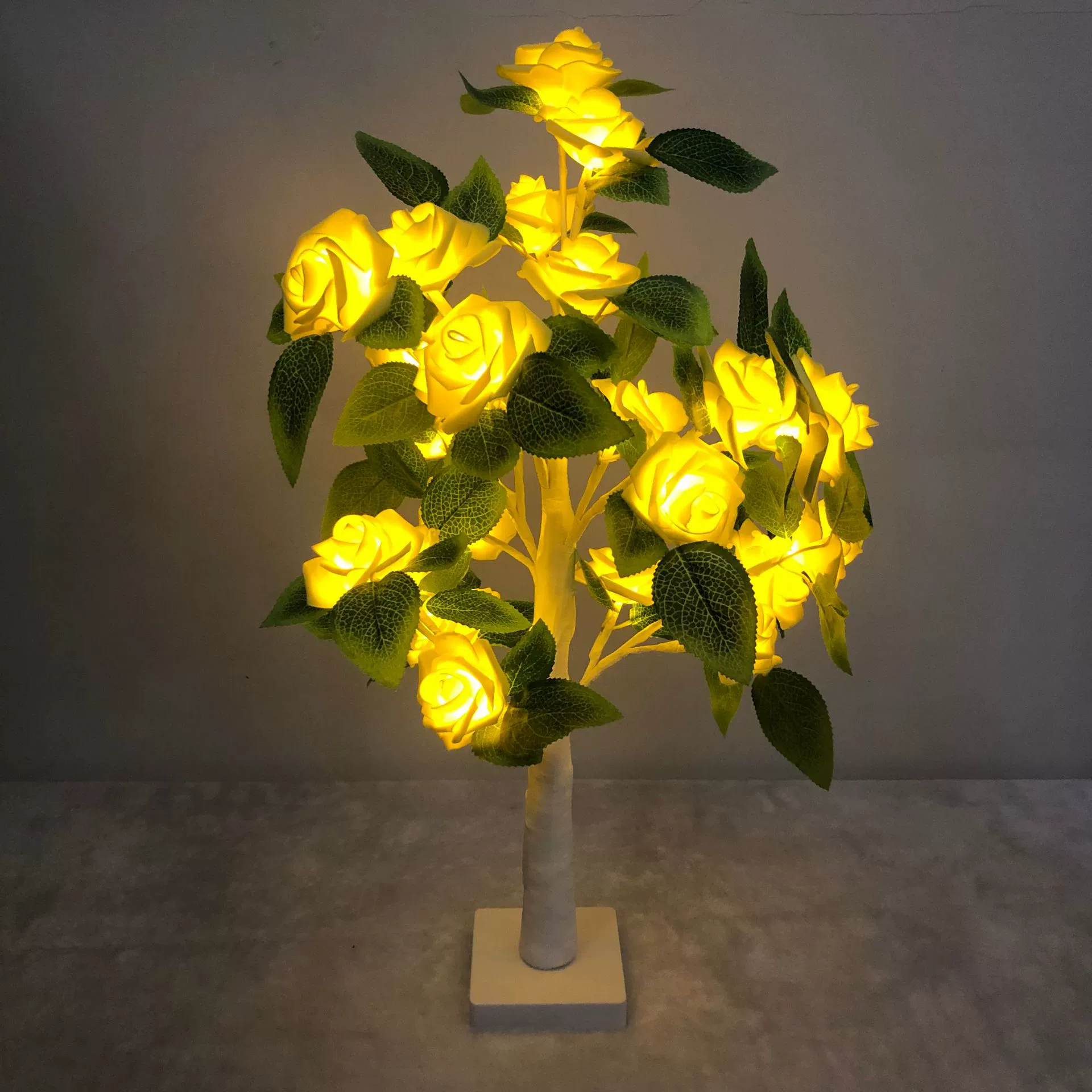 LED-лампа в виде дерева из жемчуга, декоративное тёплое белое дерево на столе, разные высоты (45–60 см) и варианты LED