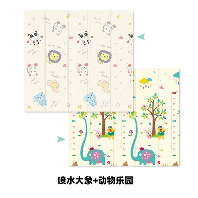 Foldableable Foam Mat Baby Crawling | Avtomobil döşəmə paspasları - spraying-elephant-animal-paradise-18m2m1cm