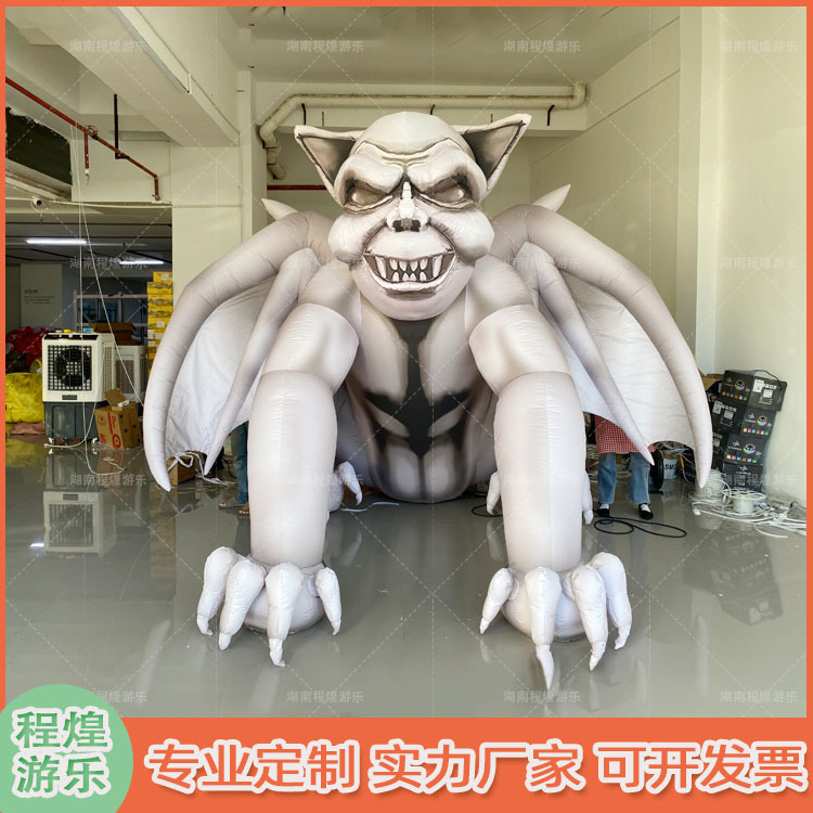 充气翅膀恶魔气模飞龙鬼怪飞天恶龙蝙蝠气模商场万圣节气氛道具