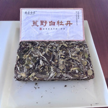 点头镇大峨茶庄福鼎白茶白牡丹 250克茶砖高山荒野炭焙传统工艺茶