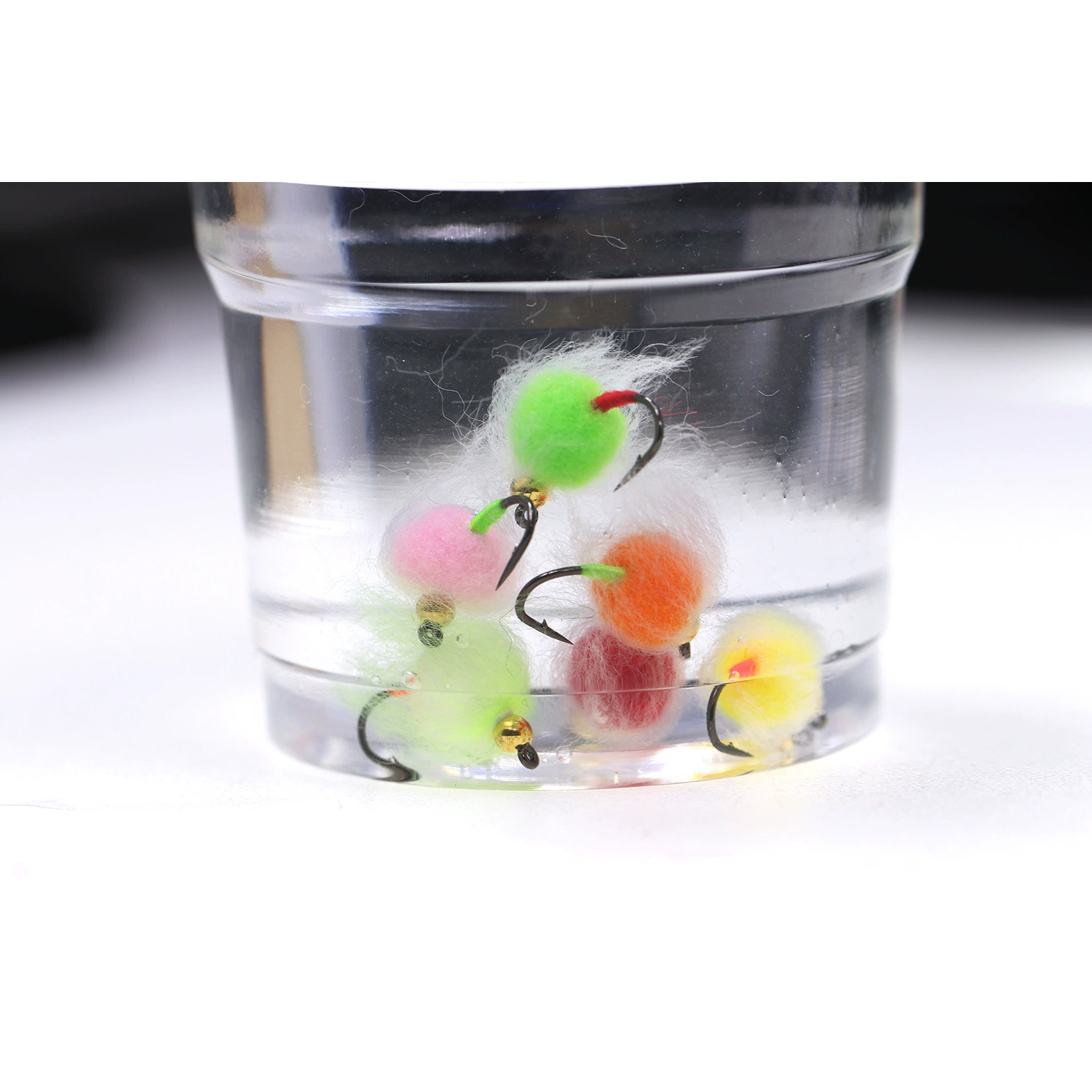 Белая цапля Fish Egg Fly Eggfly LF075 264 Летающая приманка для рыбы Smoral Fly Летающая течащая приманка