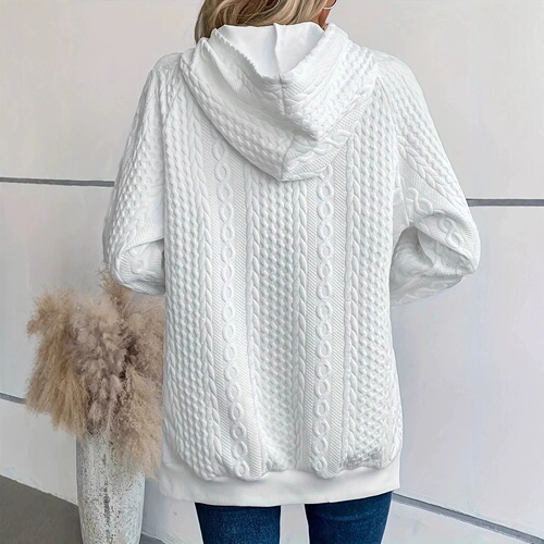 2025 eBay AliExpress Wish Bestselling Autumn/Winter New Plus Size Long Sleeve Solid Color Hooded Sweatshirt for Women
