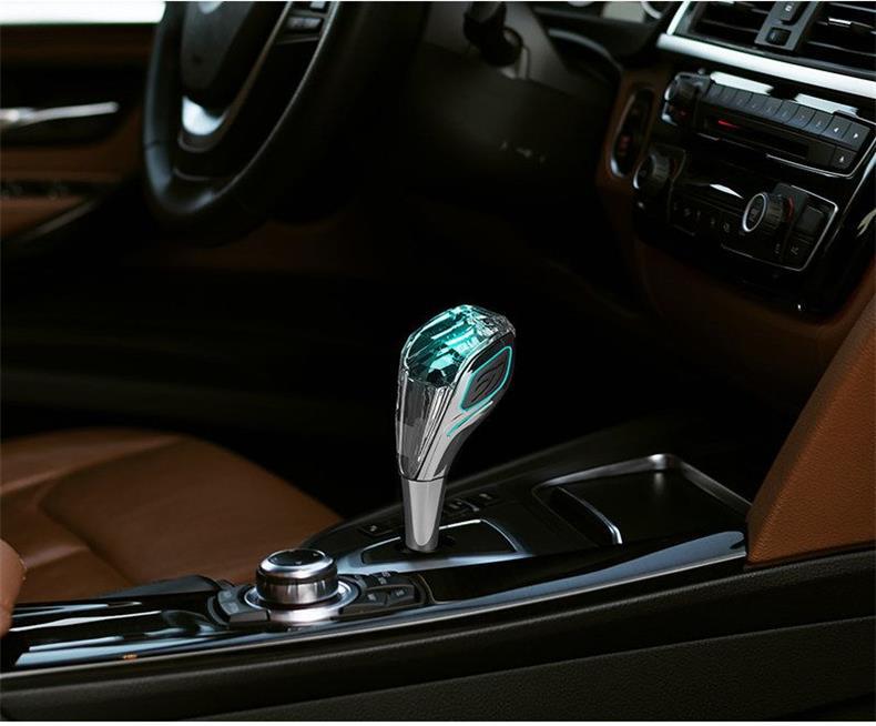 Suitable for Toyota Camry, Rav4, Highlander, Land Cruiser, Corolla, New Crystal Gear Knob with Illuminated Gear Head